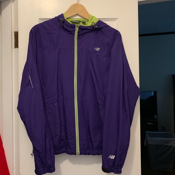 New Balance Jackets & Blazers - New Balance two-tone neon Windbreaker